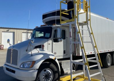 this image shows trailer truck repair in Chino, CA