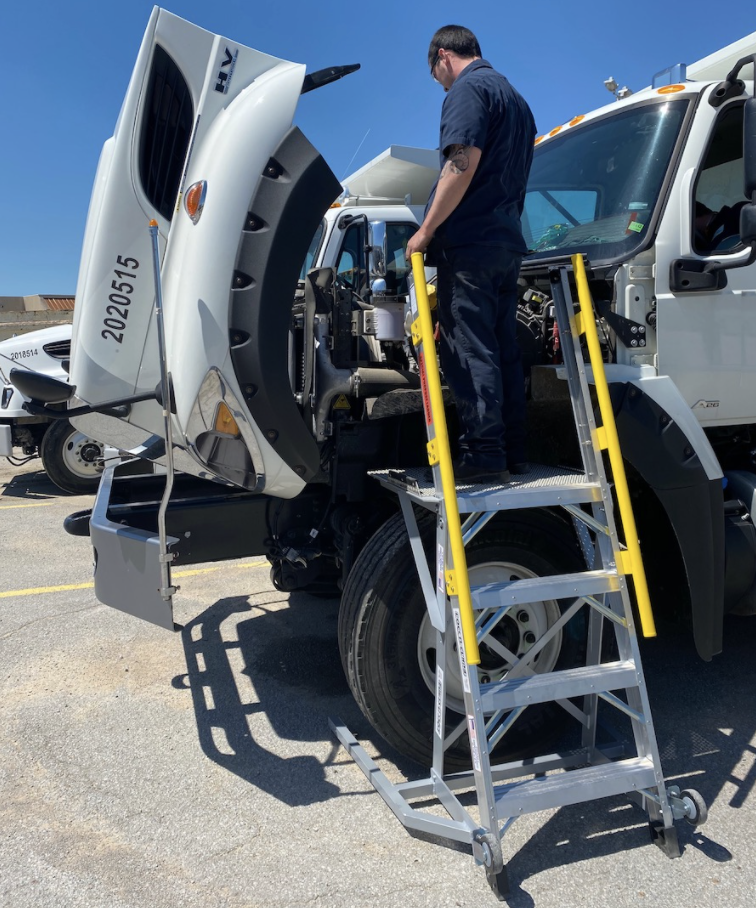 this image shows mobile truck repair in Chino, CA